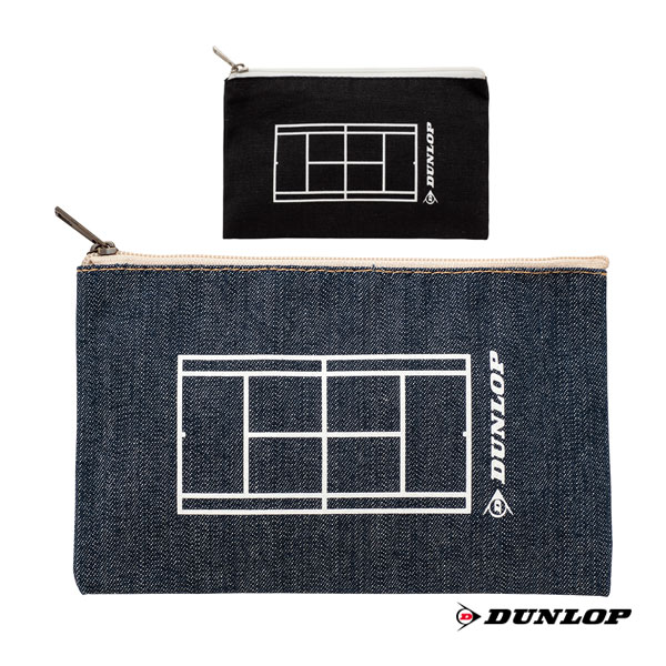 [ダンロップ テニスアクセサリ・小物] フラットポーチ DTC-2640