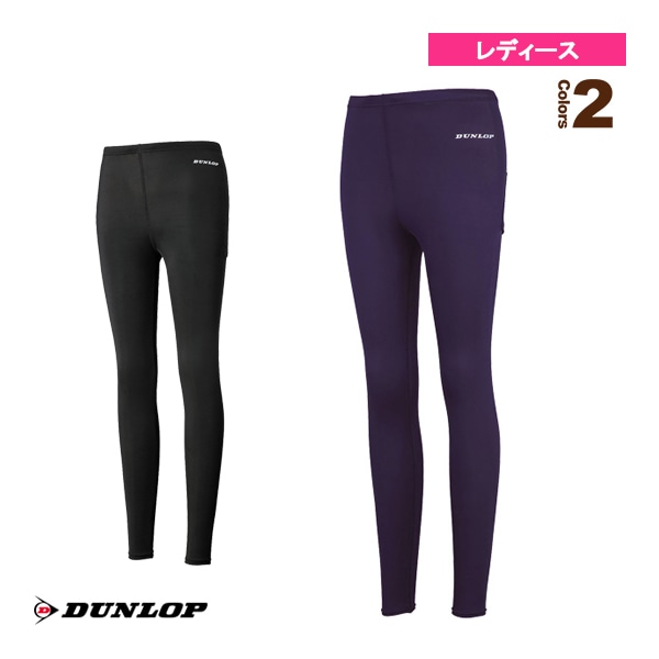 [ダンロップ テニス・バドミントンアンダーウェア] UVカット レギンス 10分丈 レディース TAC-8006W
