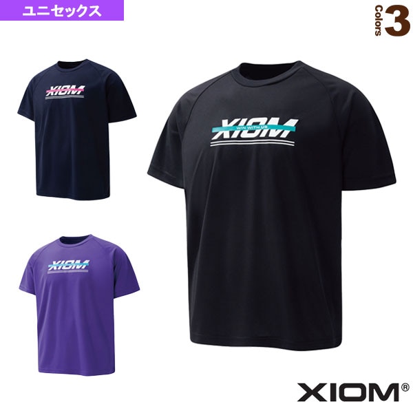 [エクシオン 卓球ウェア（メンズ/ユニ）] カラーラインTシャツ ユニセックス 810xx／811xx／812xx