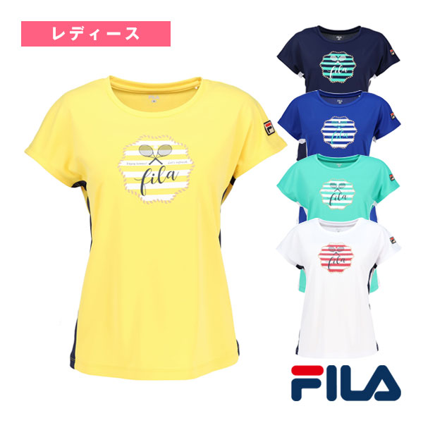 [フィラ テニスウェア（レディース）] 2026年03月上旬【予約】グラフィックTシャツ レディース CZ6SGW042