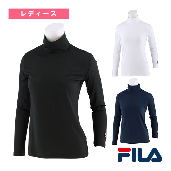 [フィラ テニスアンダーウェア] WメッシュハイネックLSシャツ CZ6XGW012