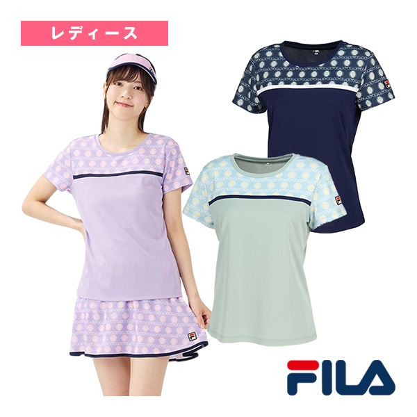 [フィラ テニスウェア（レディース）] ゲームシャツ レディース EL0002