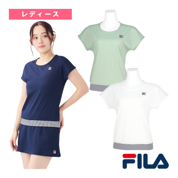 [フィラ テニスウェア（レディース）] ゲームシャツ レディース EL0017