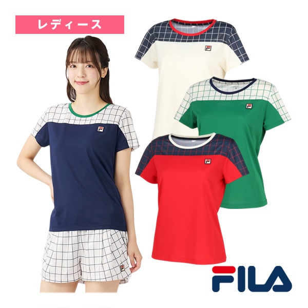 [フィラ テニスウェア（レディース）] ゲームシャツ レディース EL0033