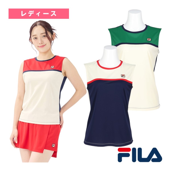 [フィラ テニスウェア（レディース）] ノースリーブシャツ レディース EL0038