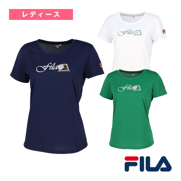 [フィラ テニスウェア（レディース）] グラフィックTシャツ レディース EL0046