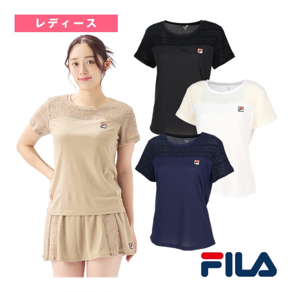 [フィラ テニスウェア（レディース）] ゲームシャツ レディース EL0050