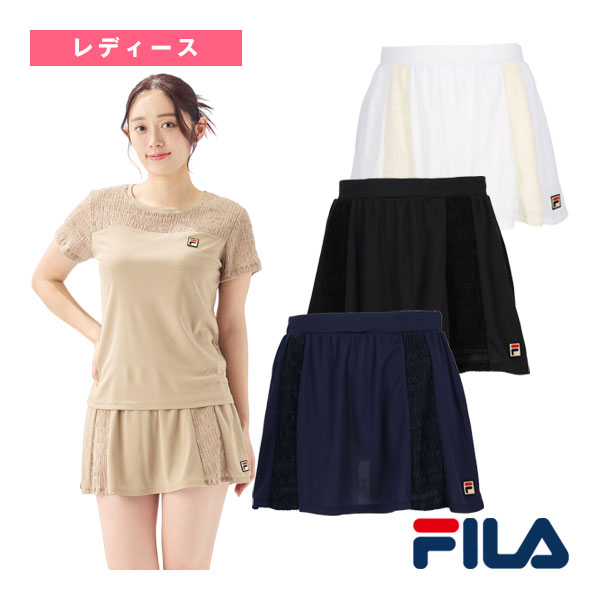 [フィラ テニスウェア（レディース）] スコート レディース EL0051