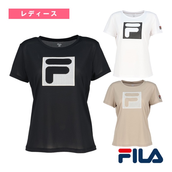 [フィラ テニスウェア（レディース）] アップリケTシャツ レディース EL0059