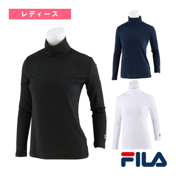 [フィラ テニスアンダーウェア] Wメッシュハイネックロングスリーブシャツ レディース EL0116
