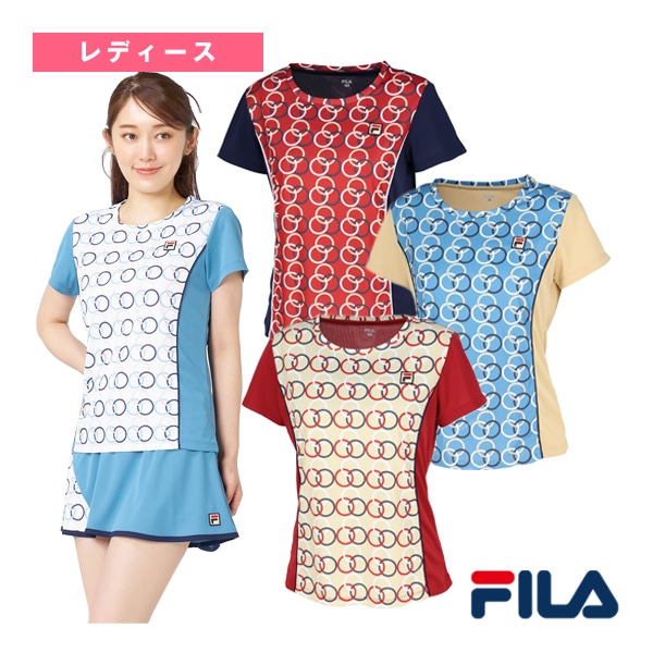 [フィラ テニスウェア（レディース）] ゲームシャツ レディース EL0201