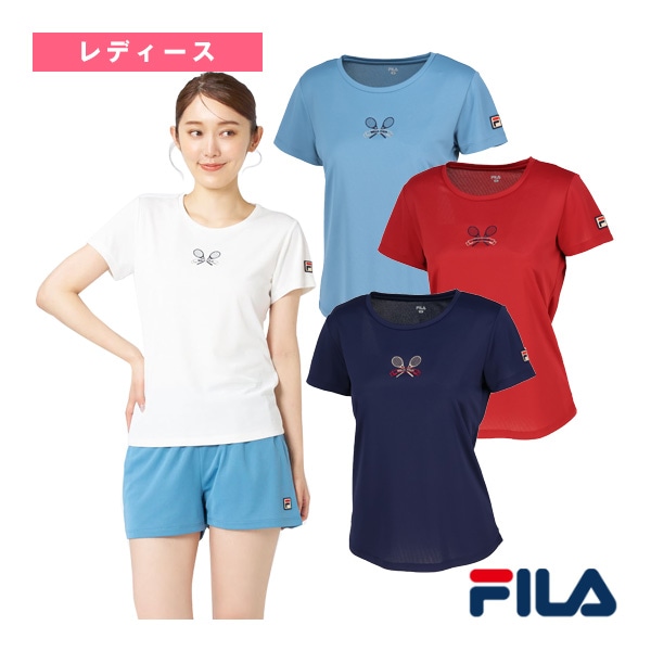 [フィラ テニスウェア（レディース）] ゲームシャツ レディース EL0205