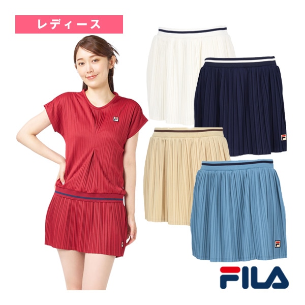 [フィラ テニスウェア（レディース）] スコート レディース EL0207