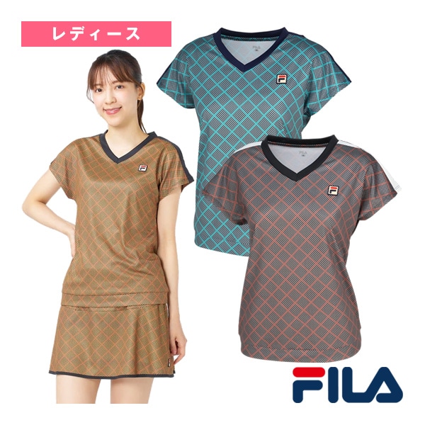 [フィラ テニスウェア（レディース）] ゲームシャツ レディース EL0217