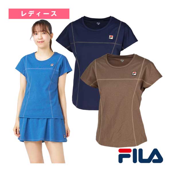 [フィラ テニスウェア（レディース）] ゲームシャツ レディース EL0225