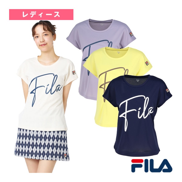 [フィラ テニスウェア（レディース）] グラフィックTシャツ レディース EL0237