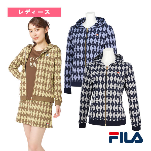 [フィラ テニスウェア（レディース）] フルジップパーカー レディース EL0240