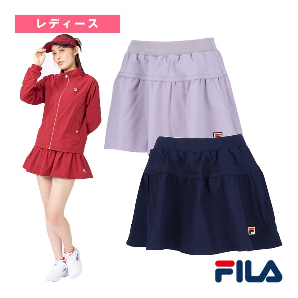 [フィラ テニスウェア（レディース）] スコート レディース EL0243