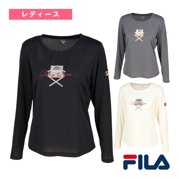 [フィラ テニスウェア（レディース）] ロングスリーブグラフィックTシャツ レディース EL0248
