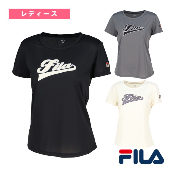 [フィラ テニスウェア（レディース）] アップリケTシャツ レディース EL0251