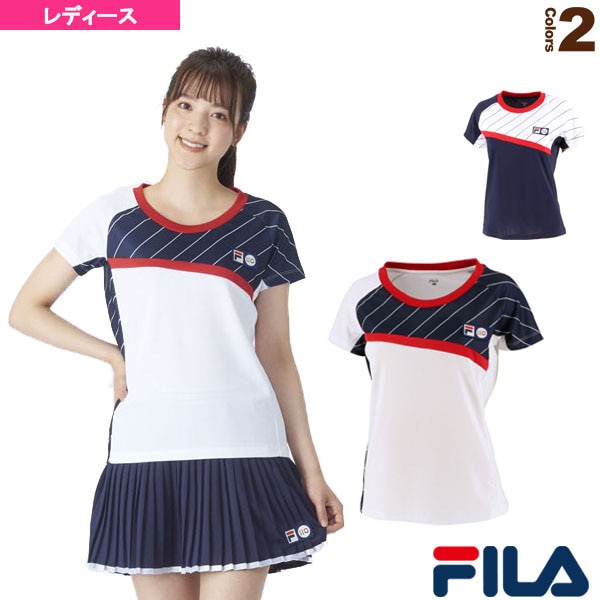 [フィラ テニス・バドミントンウェア（レディース）] 110th Anniversary collection／ゲームシャツ／レディース（VL2347）