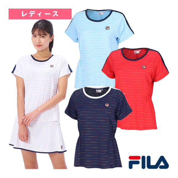 [フィラ テニス・バドミントンウェア（レディース）] ゲームシャツ／レディース（VL2801）