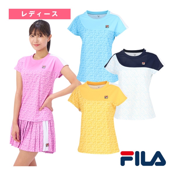 [フィラ テニス・バドミントンウェア（レディース）] ゲームシャツ／レディース（VL2827）