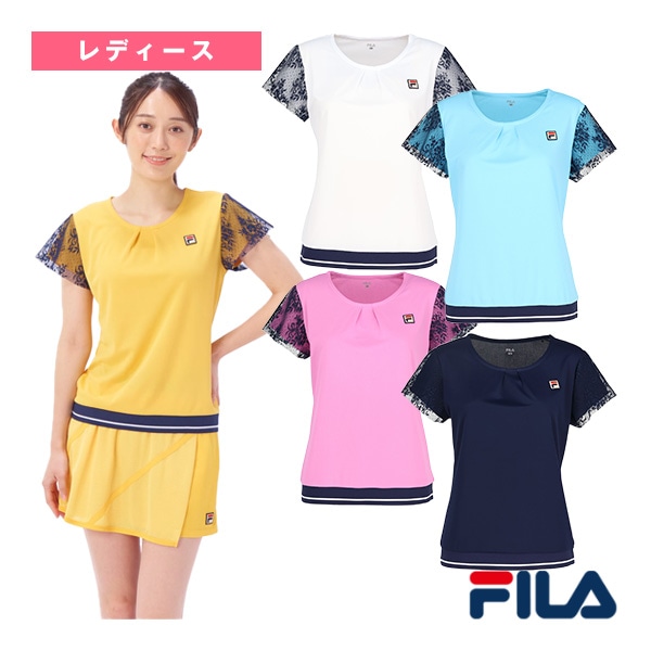 [フィラ テニス・バドミントンウェア（レディース）] ゲームシャツ／レディース（VL2839）