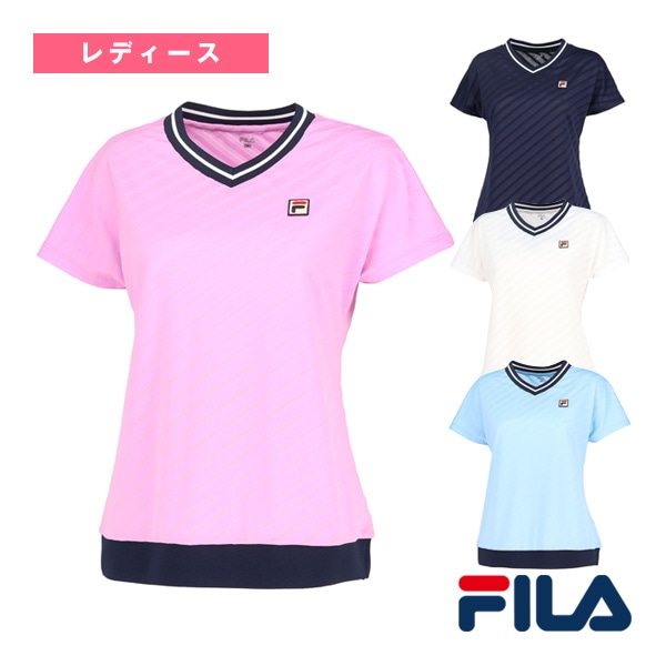 [フィラ テニス・バドミントンウェア（レディース）] ゲームシャツ／レディース（VL2864）