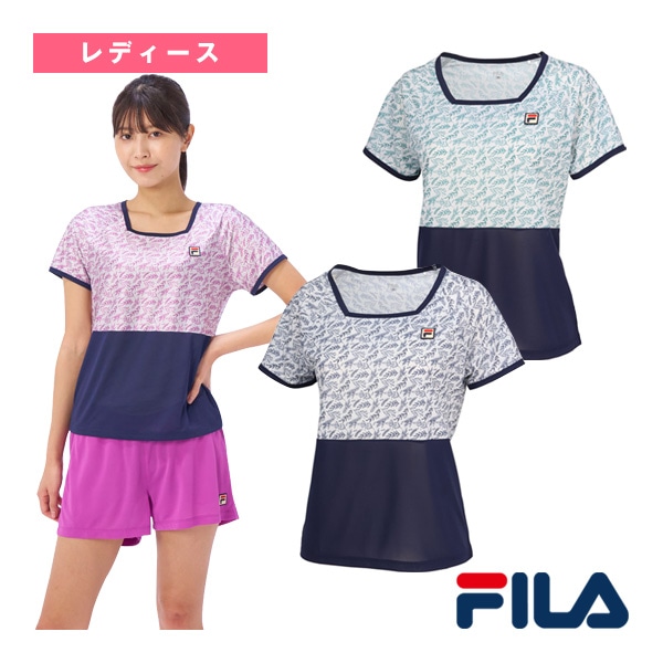 [フィラ テニス・バドミントンウェア（レディース）] ゲームシャツ／レディース（VL2871）
