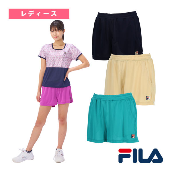 [フィラ テニス・バドミントンウェア（レディース）] ショートパンツ／レディース（VL2878）