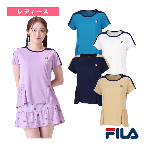 [フィラ テニスウェア（レディース）] ゲームシャツ／レディース（VL2915）