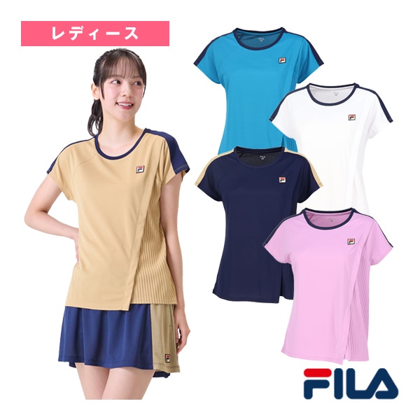 [フィラ テニスウェア（レディース）] ゲームシャツ／レディース（VL2916）