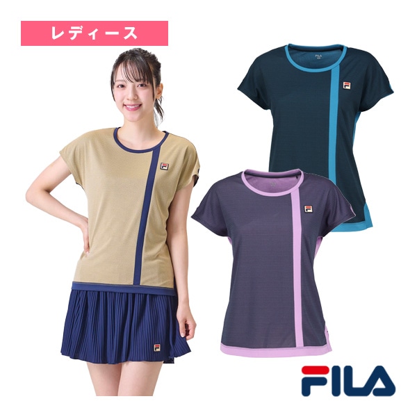 [フィラ テニスウェア（レディース）] ゲームシャツ／レディース（VL2920）