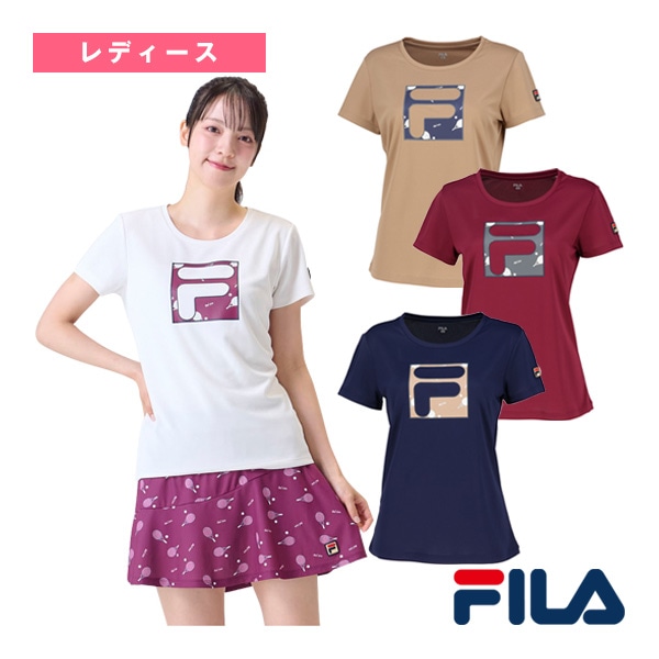 [フィラ テニスウェア（レディース）] グラフィックTシャツ／レディース（VL2941）