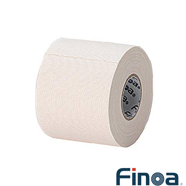 [フィノア（Finoa） オールスポーツサポーターケア商品] ホワイトテープ・バルク／5.0cm／足首・ひざ用 固定用非伸縮テープ（1027）