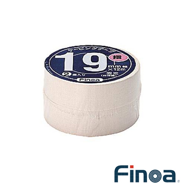 [フィノア（Finoa） オールスポーツサポーターケア商品] S.Pプロホワイト／1.9cm／指用 固定用非伸縮テープ／2個入（1519）