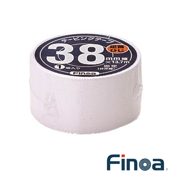 [フィノア（Finoa） オールスポーツサポーターケア商品] S.Pプロホワイト／3.8cm／足首・ひじ用 固定用非伸縮テープ／1個入（1538）