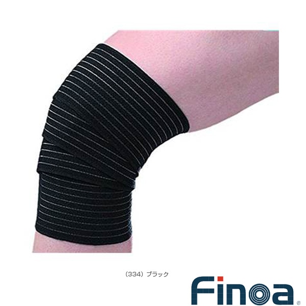 [フィノア（Finoa） オールスポーツサポーターケア商品] サポートラップ ニー／ひざ・太もも兼用バンデージタイプ・サポーター（334）
