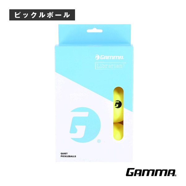 [ガンマ ピックルボールボール] ライブラリアン フォームボール LIBRARIAN FOAM BALL 6P 6個入 1E805868