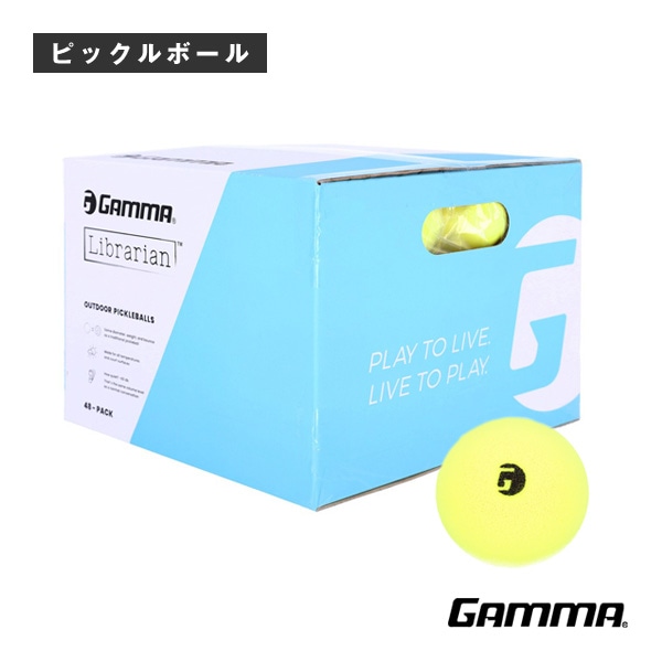 [ガンマ ピックルボールボール] ライブラリアン フォームボール LIBRARIAN FOAM BALL 48P 48個入 1E805869