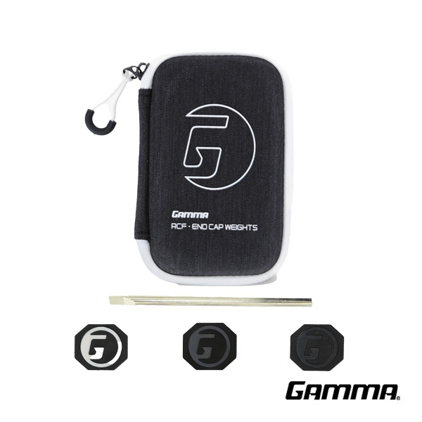 [ガンマ ピックルボールアクセサリ・小物] エンドキャップウェイト PADDLE END CAP WEIGHTS オブシディアン専用 1E805892