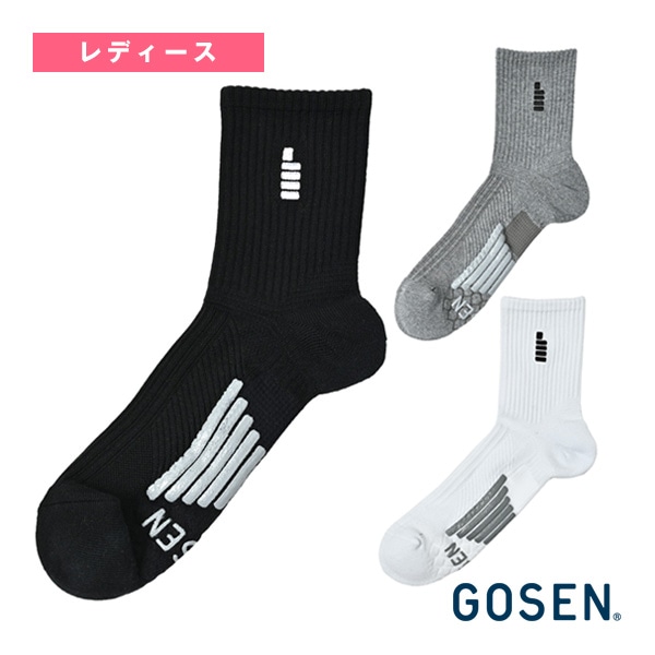 [ゴーセン テニスウェア（レディース）] 高機能ソックス 先丸 レディース F2501