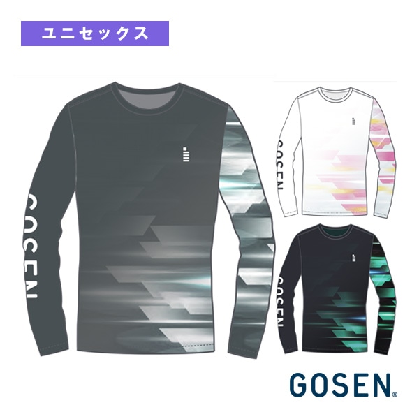 [ゴーセン テニスウェア（メンズ/ユニ）] 2026年03月下旬【予約】昇華ロングTシャツB ユニセックス JPT64