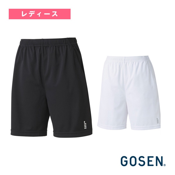 [ゴーセン テニスウェア（レディース）] ニットハーフパンツ レディース PP2343