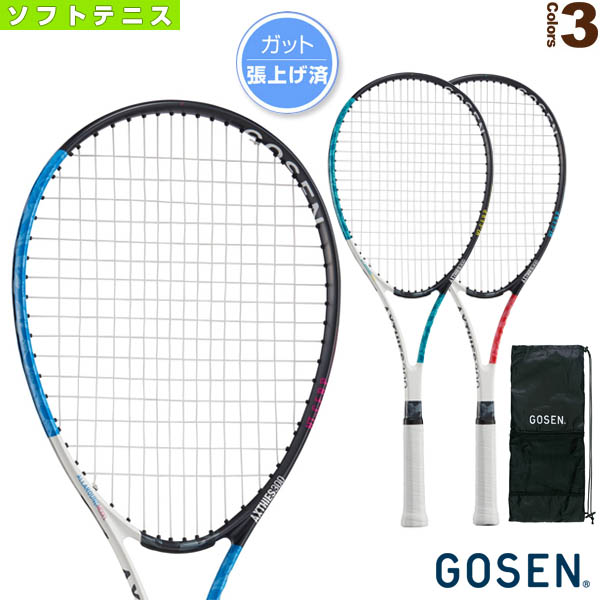 [ゴーセン ソフトテニスラケット] アクシエス 300／AXTHIES 300／張り上がり（SRA3）