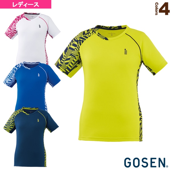 [ゴーセン テニス・バドミントンウェア（レディース）] ゲームシャツ／レディース（T2009）
