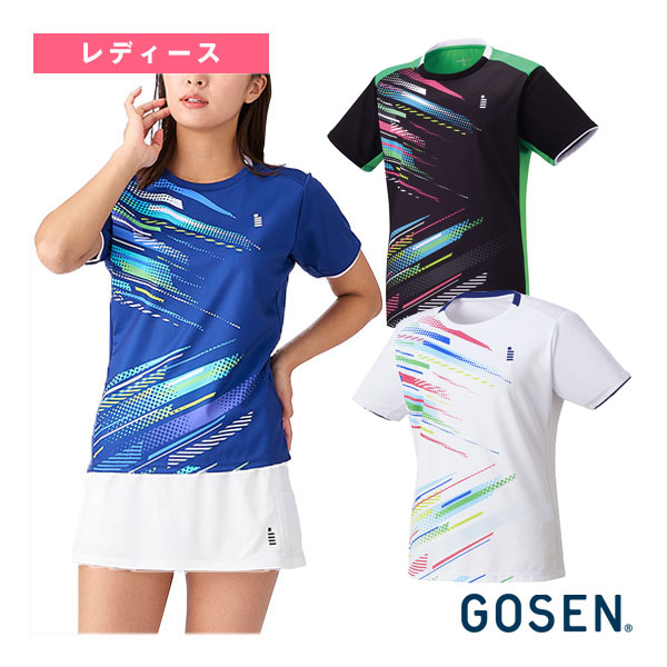 [ゴーセン テニスウェア（レディース）] ゲームシャツ レディース T2401
