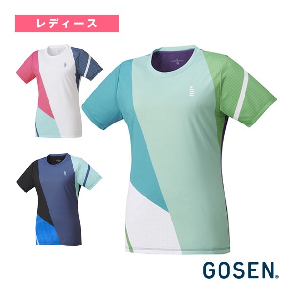 [ゴーセン テニスウェア（レディース）] ゲームシャツ レディース T2407