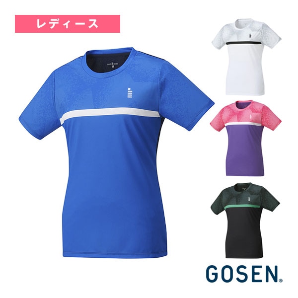 [ゴーセン テニスウェア（レディース）] ゲームシャツ レディース T2409